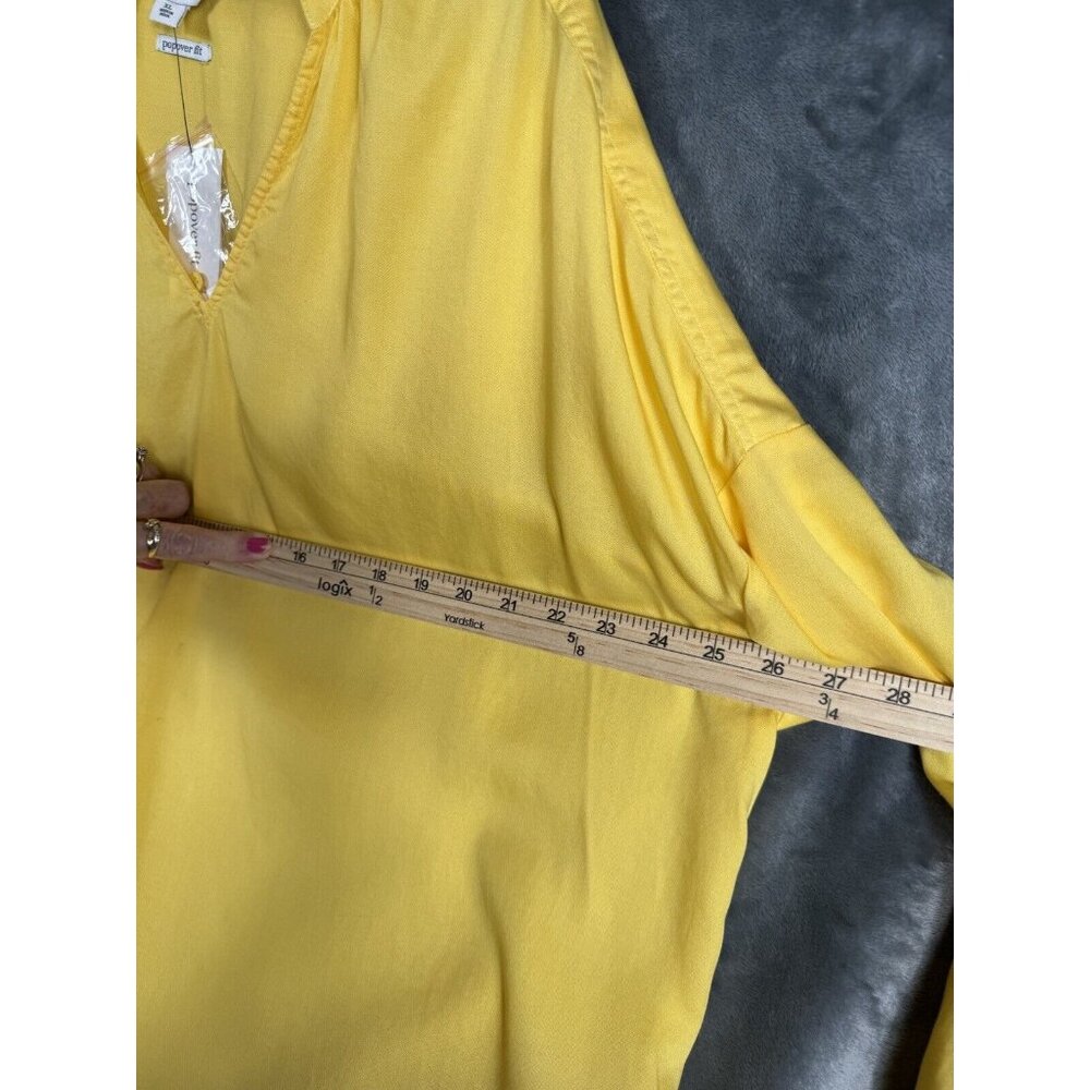 Crown & Ivy Womens Blouse Popover Fit Top Size XLarge New Shirt Price $59.50 - Picture 9 of 16